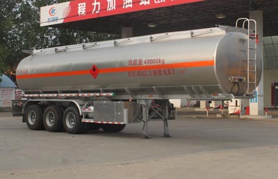 程力威牌型鋁合金運油半掛車