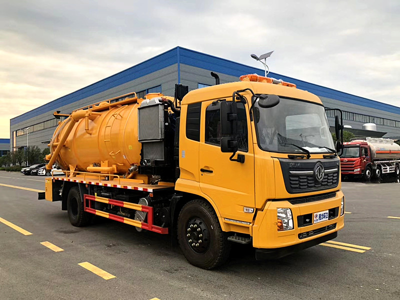 國六東風(fēng)天錦（15立方）清洗吸污車