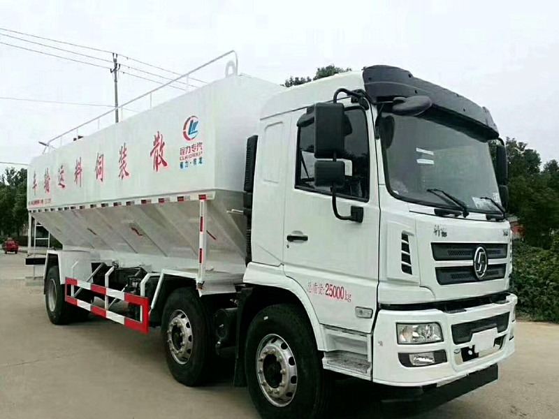 陜汽軒德X6(30立方)小三軸散裝伺料車
